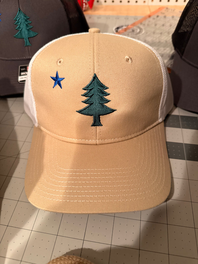 Custom State of Maine Flag Hat